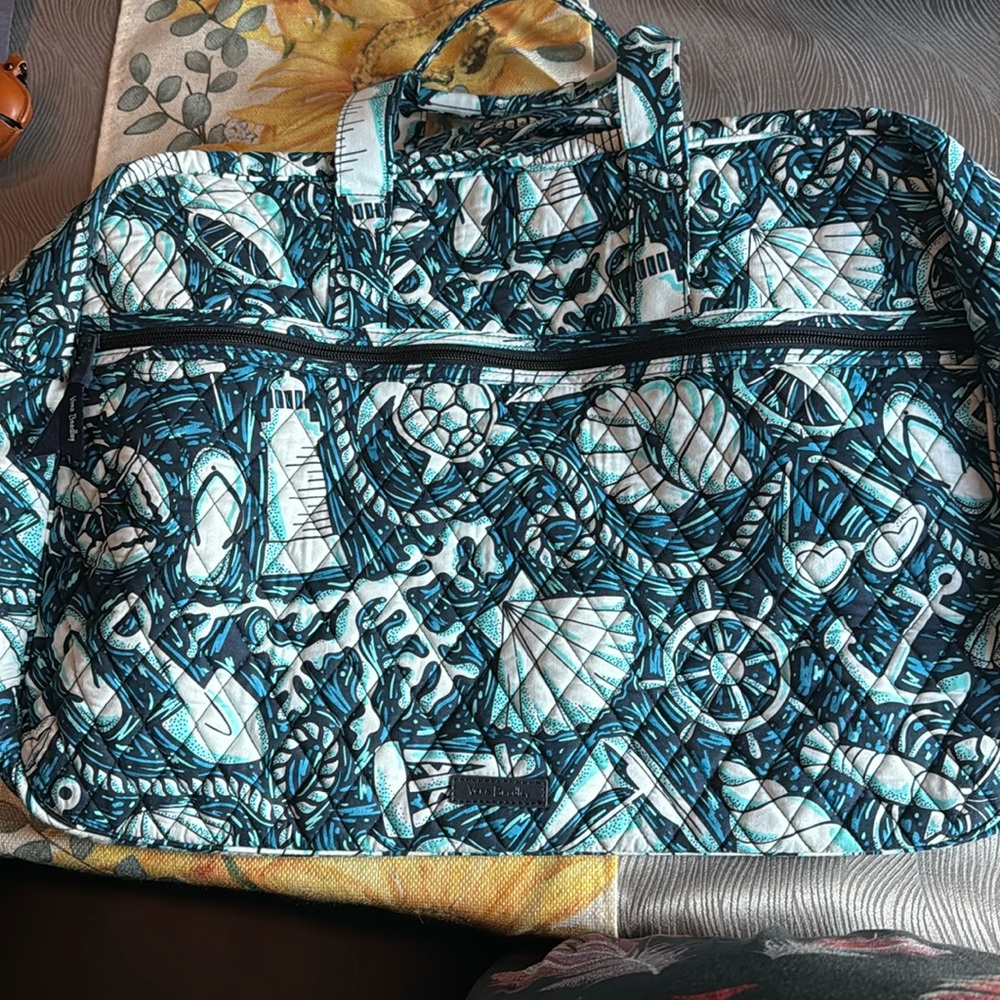Vera Bradley, Grand Traveler Bag. Shore Enough